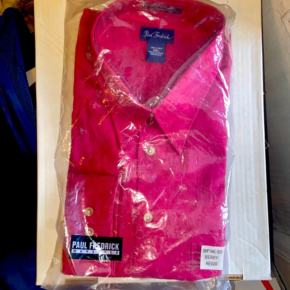 Linen dress shirt. Long sleeve